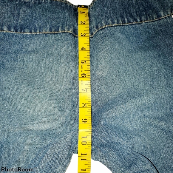 Tommy Hilfiger Wide Leg Low Rise Junior Jeans 405 - Picture 6 of 10